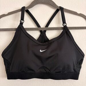 Nike Women's Dri-Fit Black Sports Bra- size L